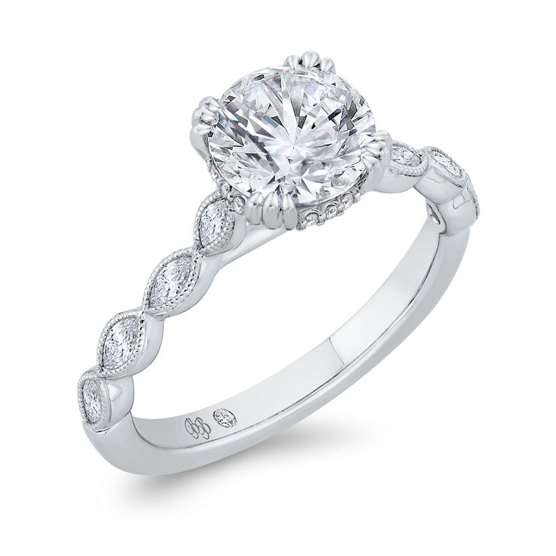Bella Ponte Diamond Engagement Ring Setting 14K image number 0