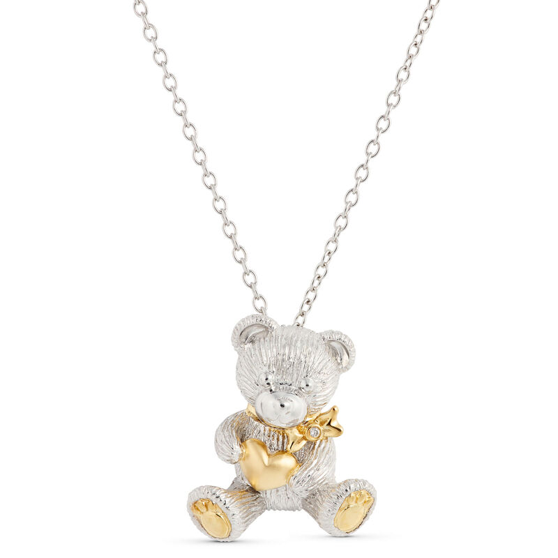 2022 Benny Bear Pendant in Sterling Silver image number 0