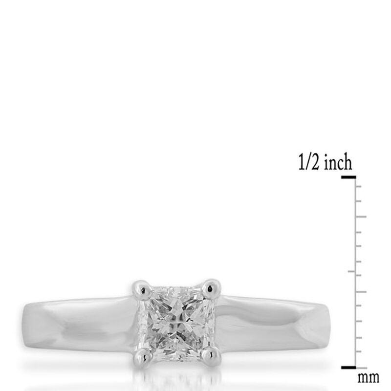 Ikuma Canadian Princess Cut Diamond Solitaire Ring 14K, 3/4 ct. image number 5