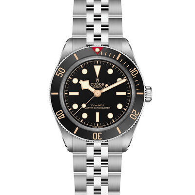 TUDOR Black Bay Black Dial Watch, 39mm