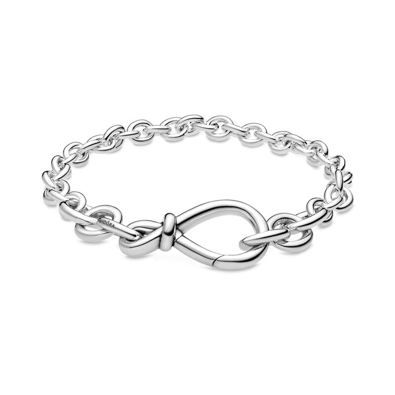 Pandora Chunky Infinity Knot Chain Bracelet image number 0
