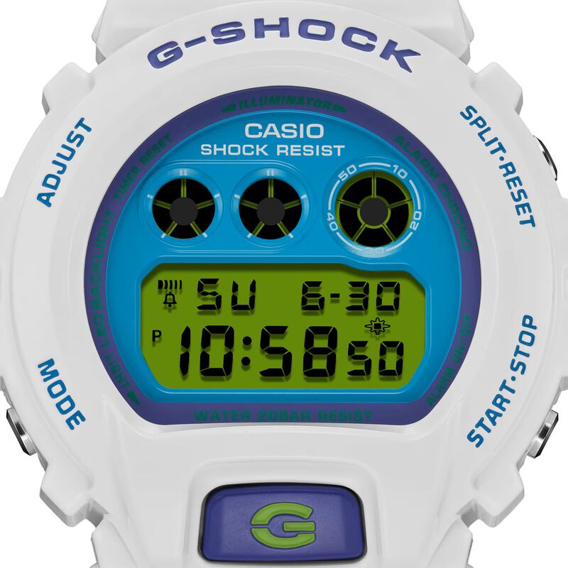 G-Shock 6900 Series Digital Blue Dial Watch, 50mm image number 3