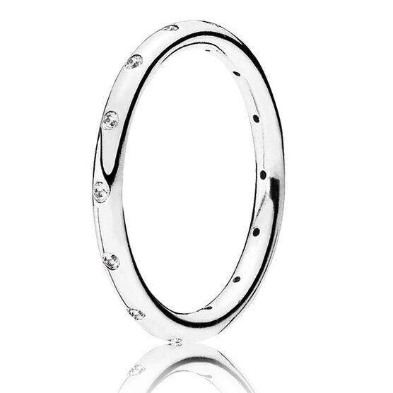 Pandora Simple Spakling CZ Band Ring