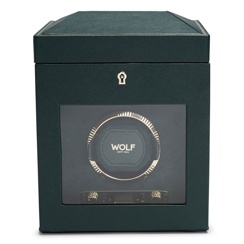 WOLF British Racing Single Watch Winder With Storage image number 1