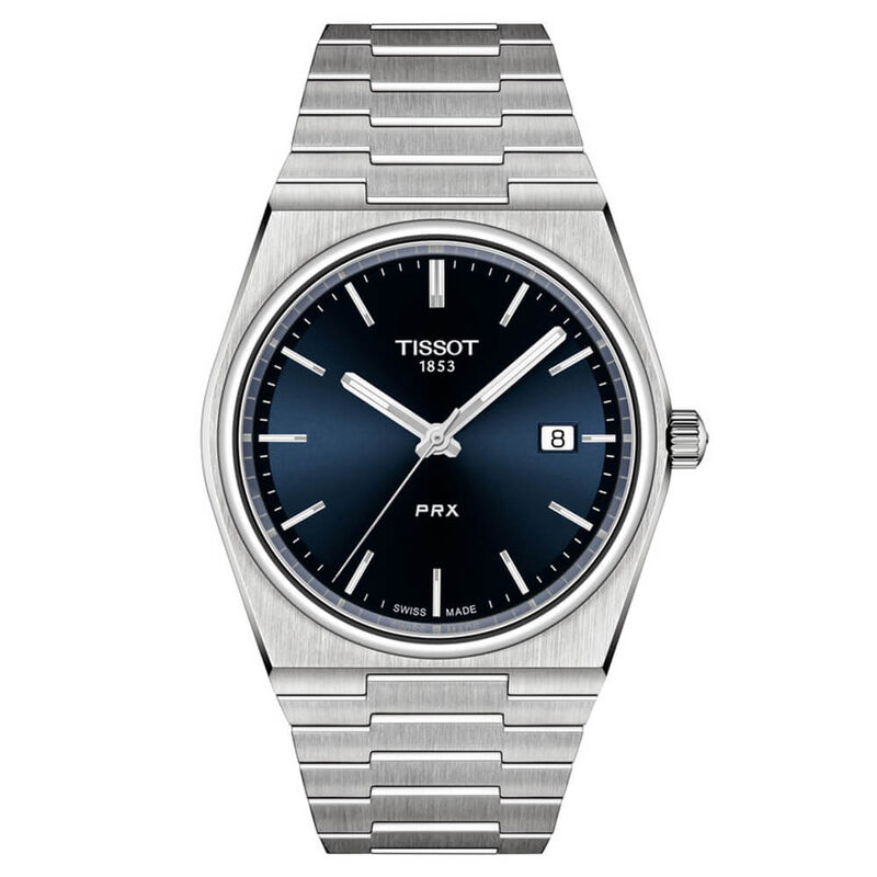 Tissot PRX Blue Dial Steel Quartz Watch, 40mm image number 0