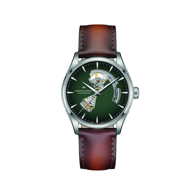 Hamilton Jazzmaster Open Heart Auto Green Dial Watch, 42mm image number 0