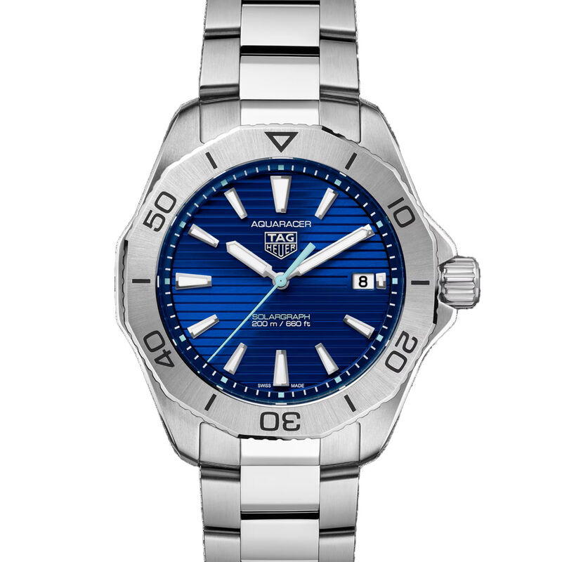 Tag Heuer Aquaracer Professional 200 Solargraph Watch Blue Dial, 40MM image number 1