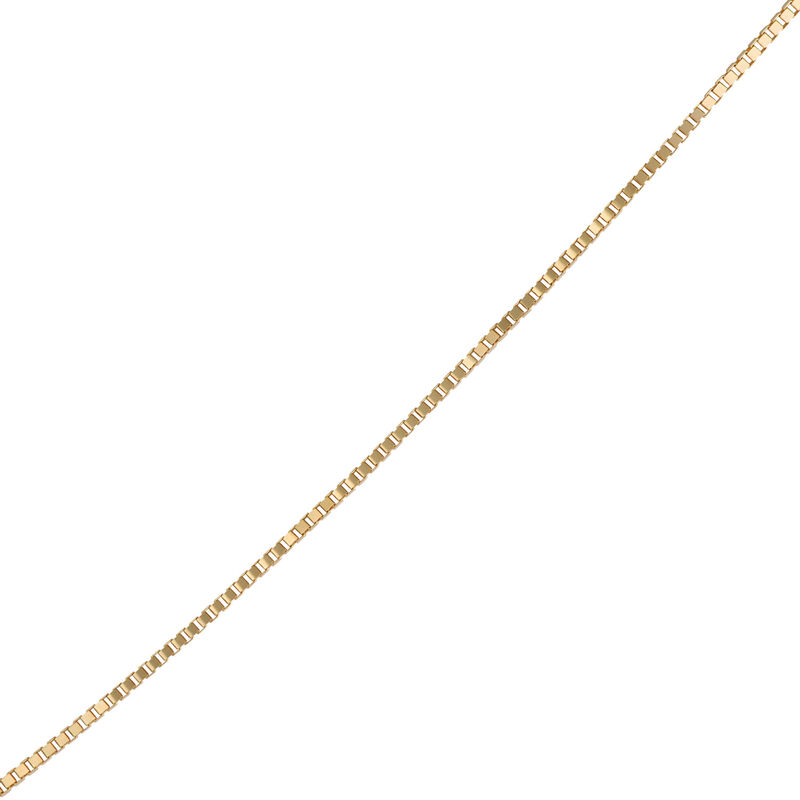 Box Link Necklace, 14K Yellow Gold image number 2