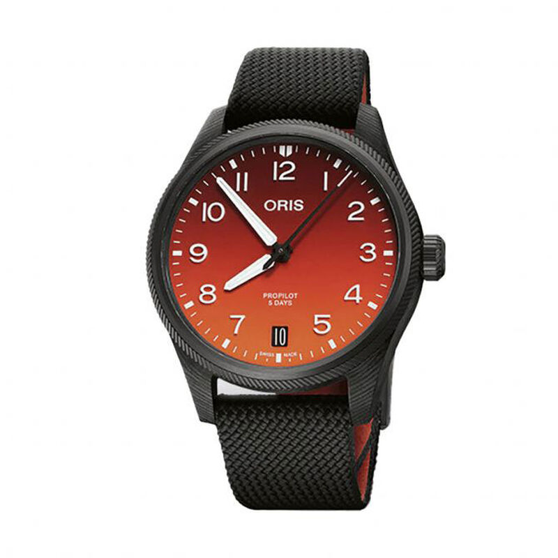 Oris Coulson Limited Edition Watch Orange Dial, 41mm image number 0