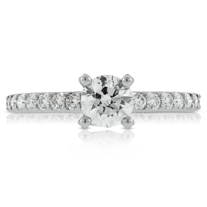 Classic Diamond Engagement Ring 14K image number 2
