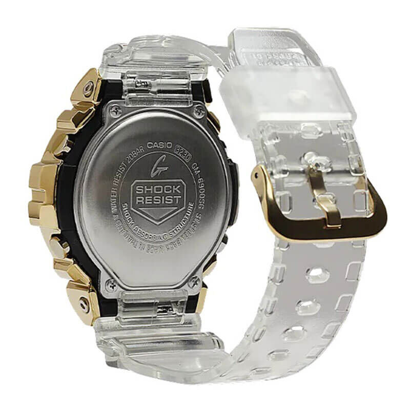 G-Shock Limited Edition Gold IP Transparent Strap Watch, 53.9mm image number 2