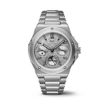 IWC Ingenieur Perpetual Calendar Gray Dial Watch, 41.6mm