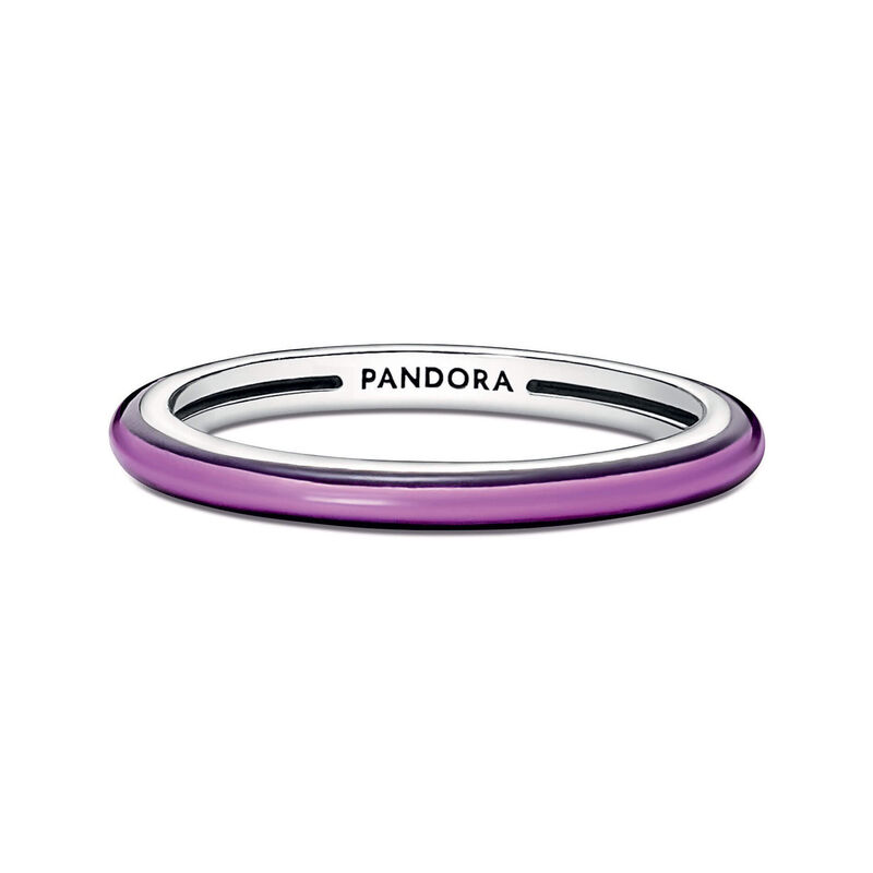 Pandora ME Shocking Purple Enamel Ring image number 2