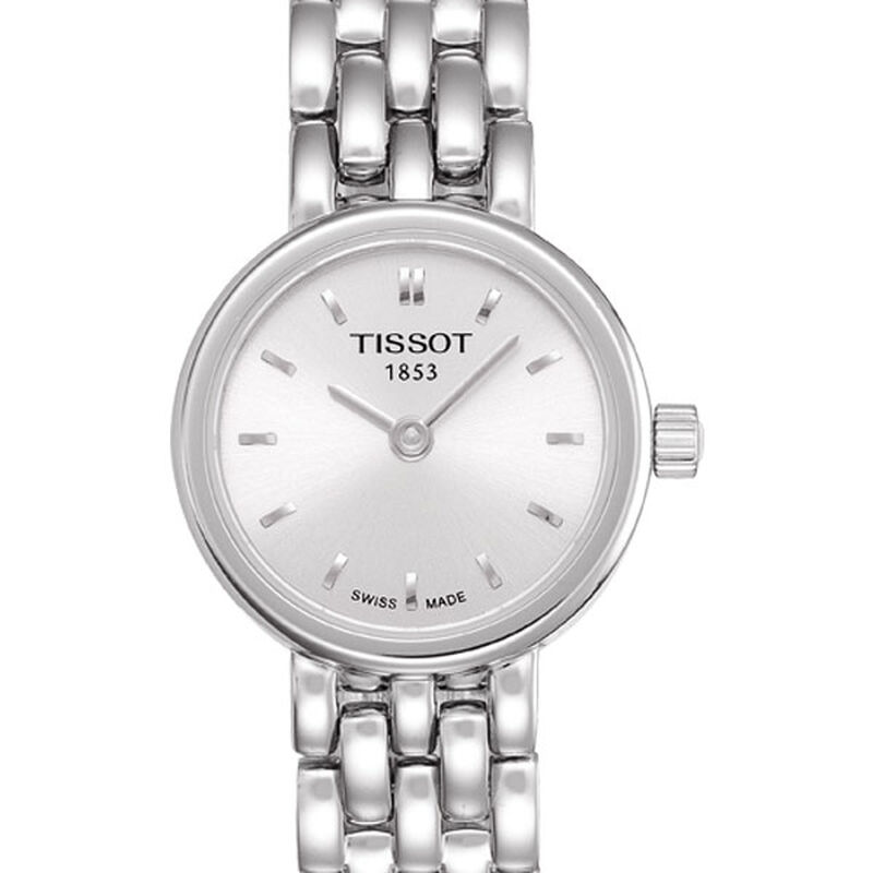 Tissot Lovely Silver Dial Steel Quartz Watch, 19.5mm image number 2