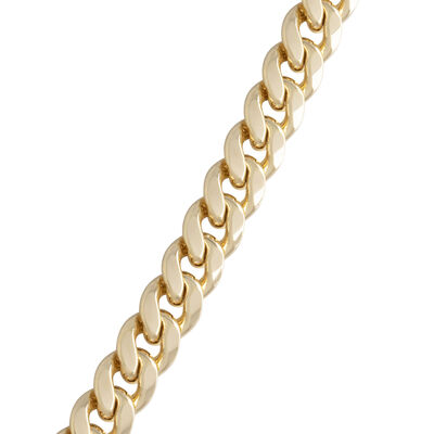 24-Inch Toscano Cuban Link Chain, 14K Yellow Gold