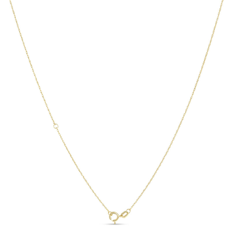 Mini Star of David Necklace, 14K Yellow Gold image number 2