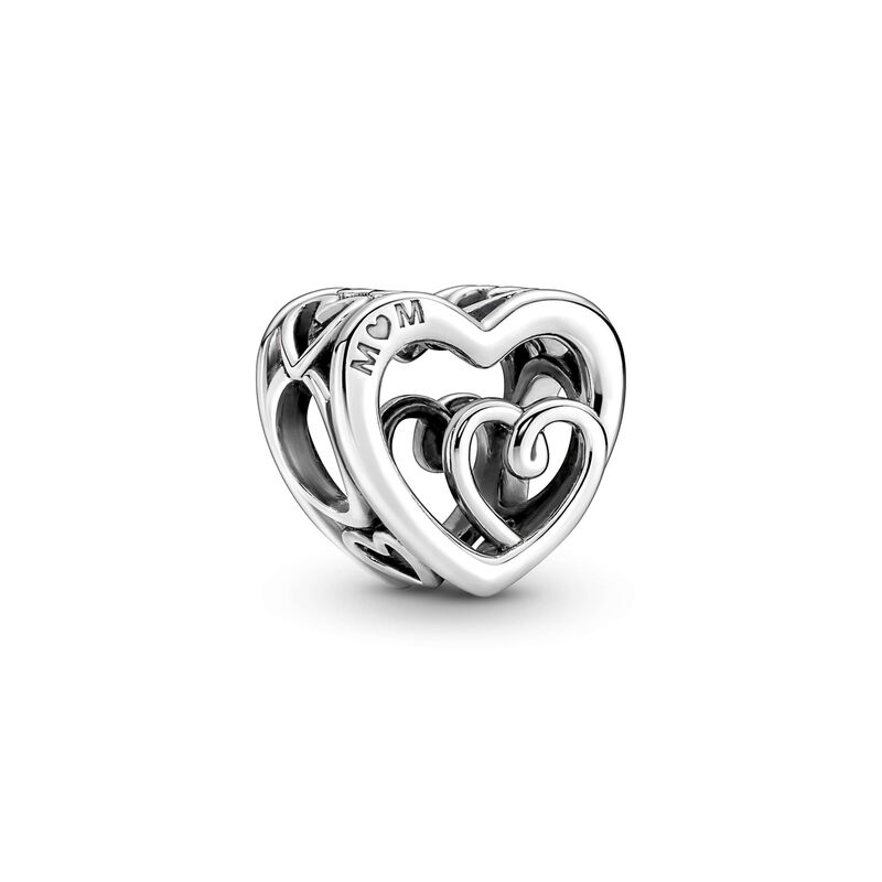 Lilla Sikker markedsføring Pandora Entwined Infinite Hearts Charm