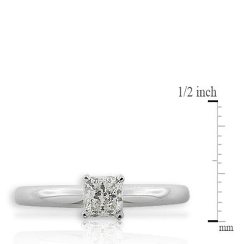 Ikuma Canadian Princess Cut Diamond Solitaire Ring 14K, 1/2 ct. image number 1