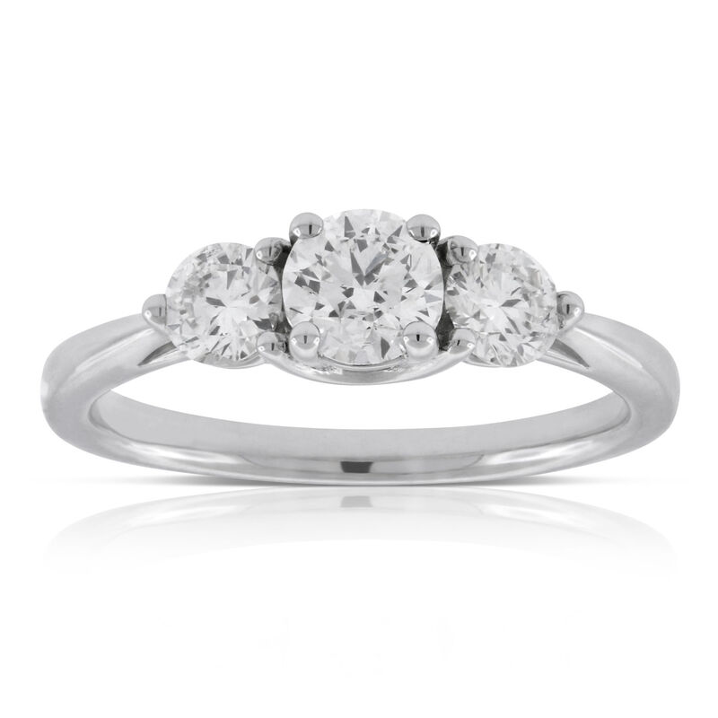 Ikuma Canadian Diamond Engagement 3-Stone Ring 14K image number 0