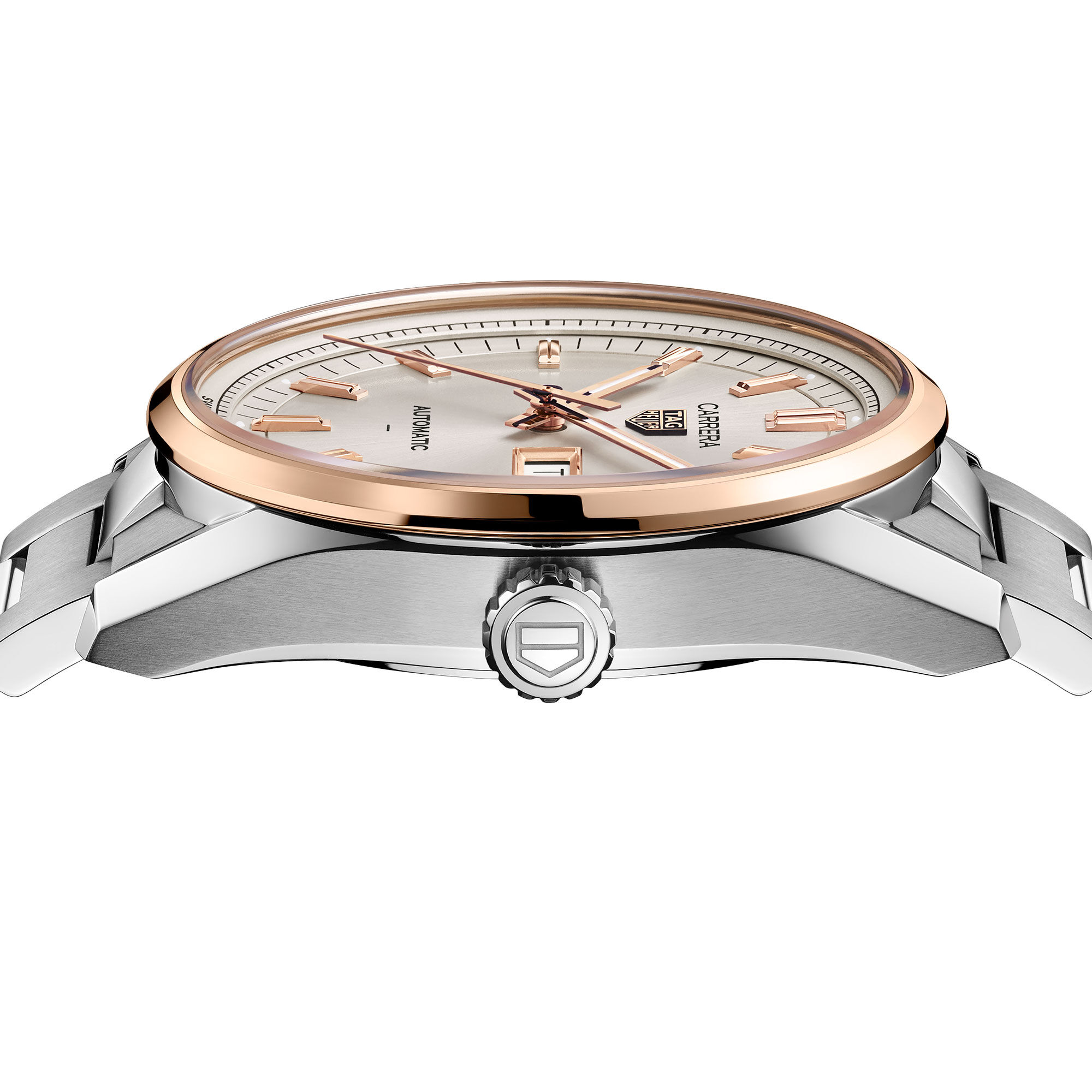TAG Heuer Carrera Day-Date Beige Dial Watch, 41mm
