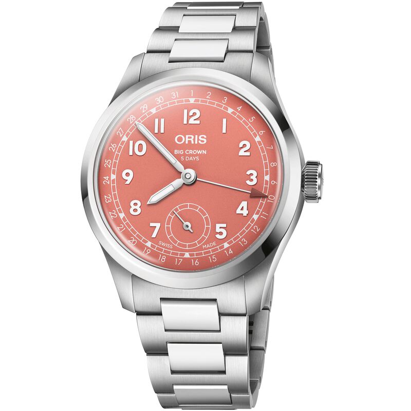 Oris Big Crown Pointer Date Calibre 403 Red Dial Watch, 40mm image number 0
