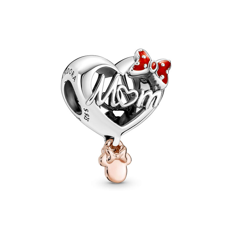 Pandora Disney Minnie Mouse Mom Heart Charm image number 0