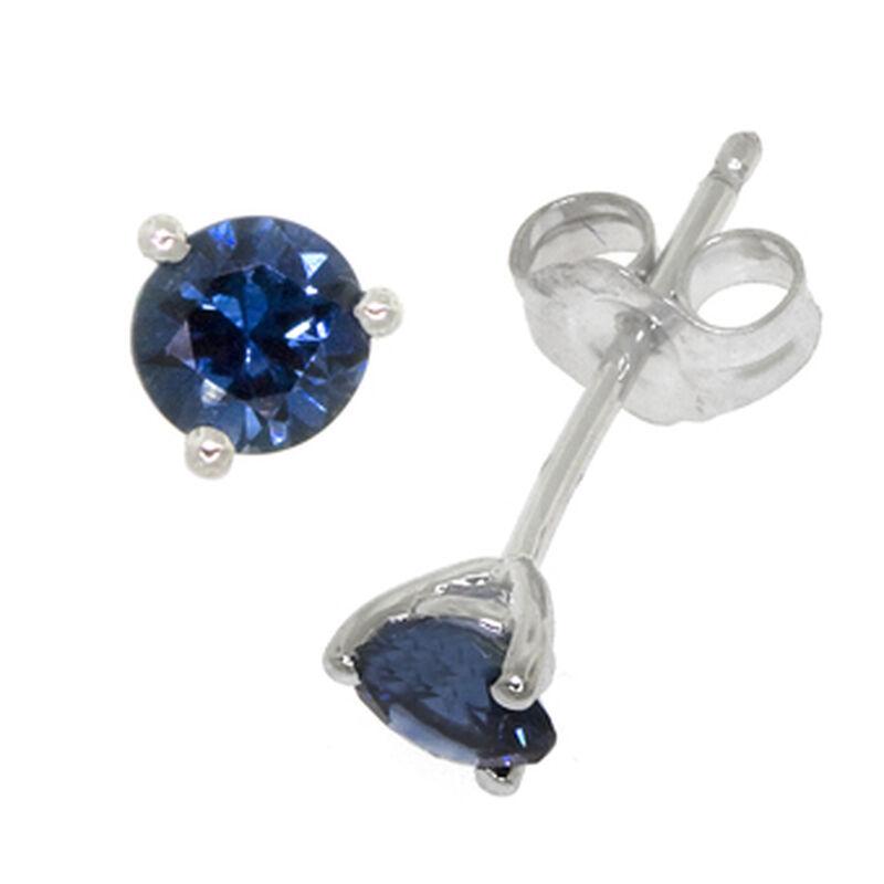Sapphire Earrings 14K image number 0