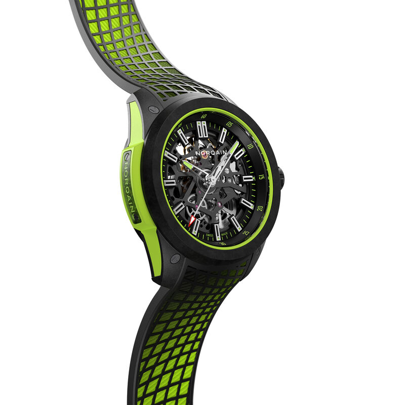 NORQAIN Wild One Stan The Man Limited Edition Skeleton Black Dial Watch, 42mm image number 1