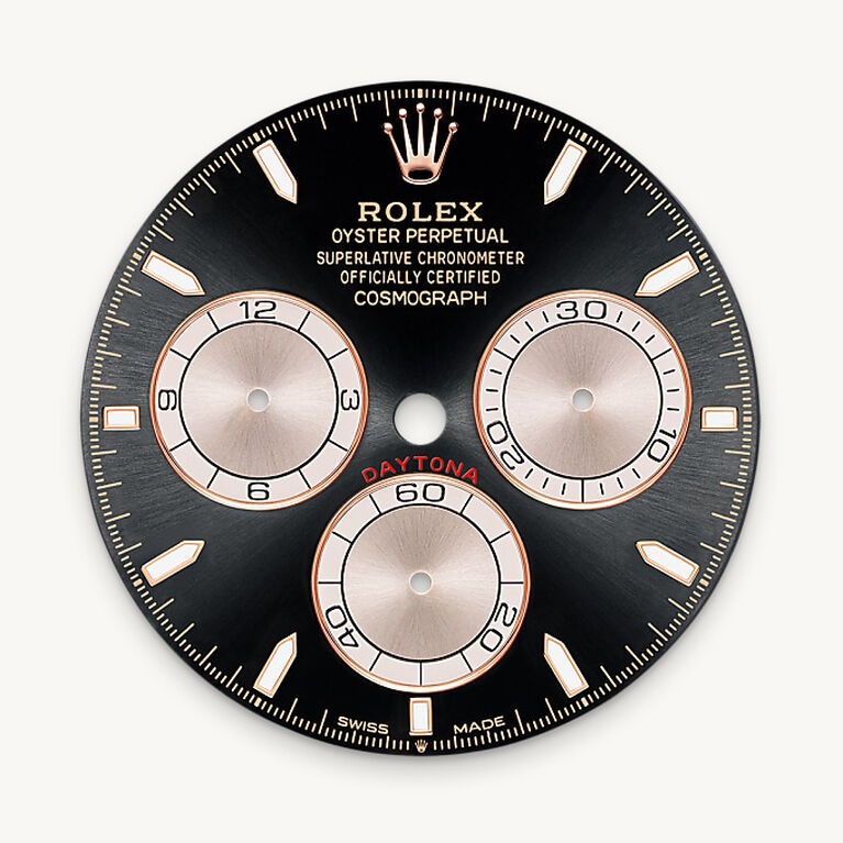Bright black and Sundust dial