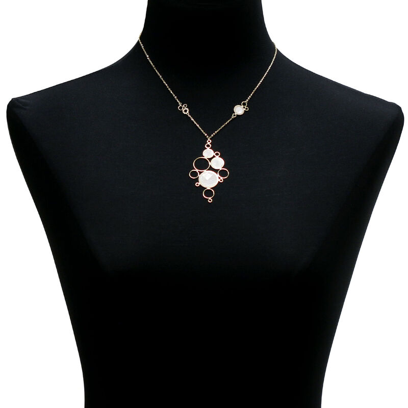 Toscano Mother of Pearl Necklace 14K image number 2