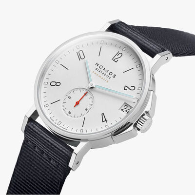 NOMOS Ahoi Neomatik Date White Dial Watch, 38.5mm