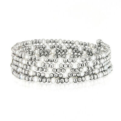 Platinum Born Beaded Wrap Bracelet