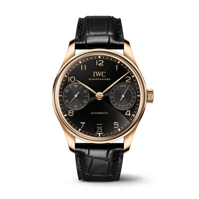 IWC Portugieser Automatic 42 Black Dial Watch, 42.4mm