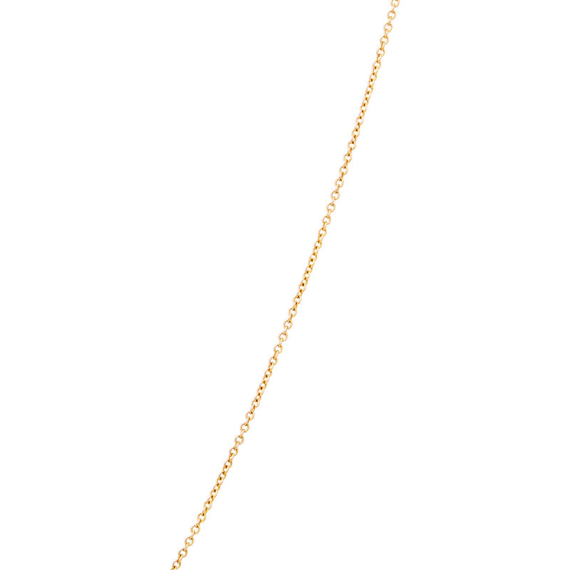 Pear-Shaped Opal and Diamond Pendant Necklace, 14K Yellow Gold image number 4