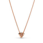 Pandora Sparkling Heart CZ Collier Necklace