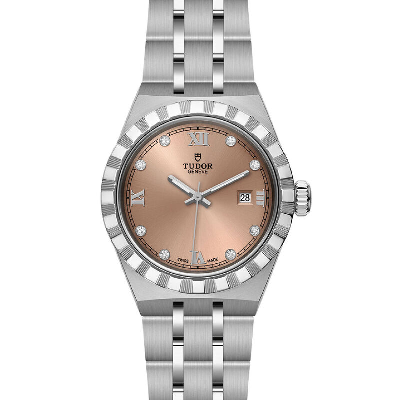 TUDOR Royal Salmon Dial Watch, 28mm image number 1