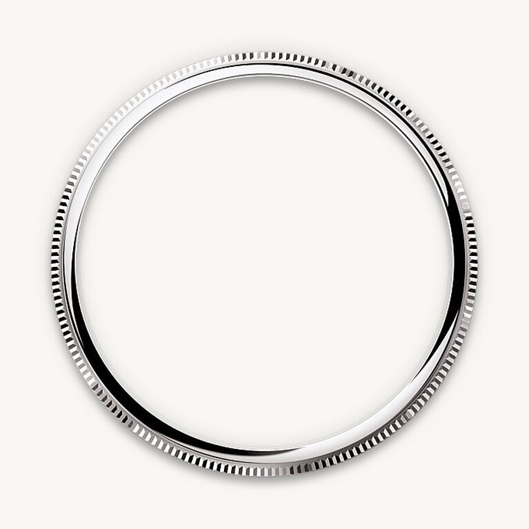 Domed and fluted bezel