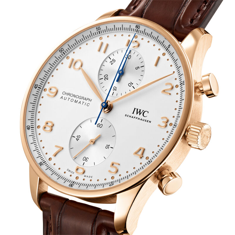 IWC Portugieser Chronograph Silver Dial Watch, 41mm image number 1