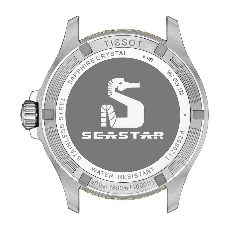 TISSOT Seastar 1000 Quartz GMT Black Dial Watch, 40mm image number 1