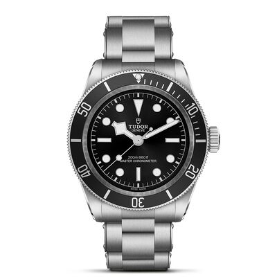 TUDOR Black Bay Black Dial Watch, 41mm
