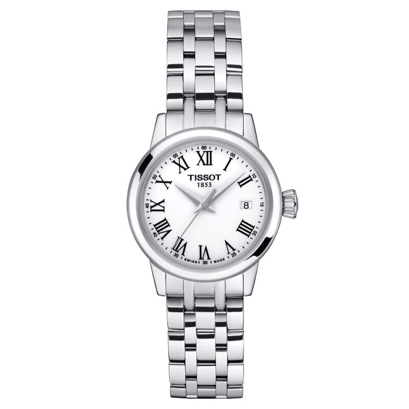 Tissot Classic Dream Lady White Dial Steel Quartz Watch, 28mm image number 0