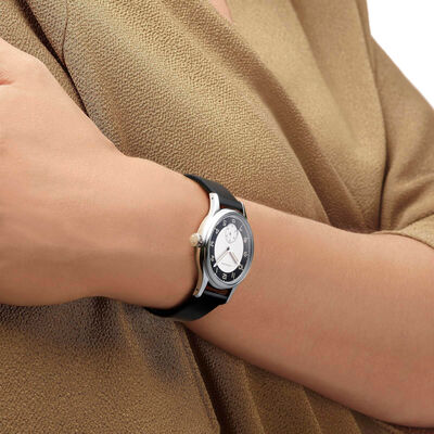 Longines Heritage Classic Tuxedo Leather Automatic Watch, 38mm