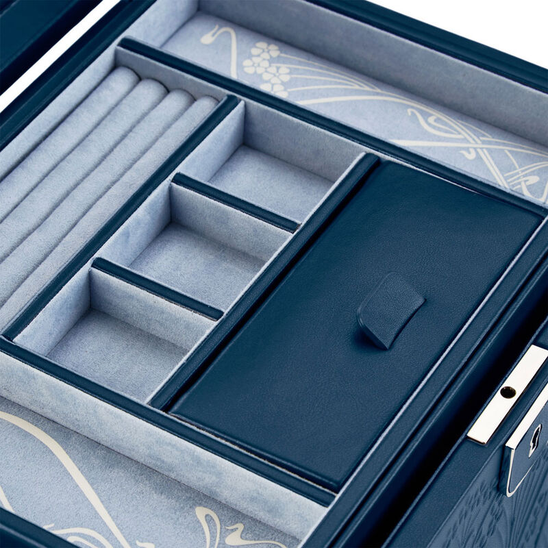 WOLF X LIBERTY All Over Ianthe Large Jewelry Box - Navy image number 4