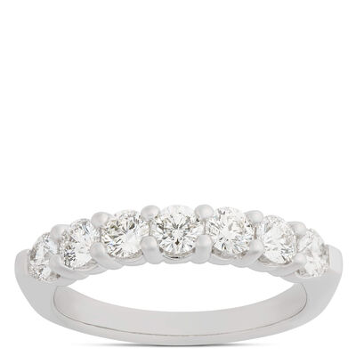 Ben Bridge Signature 7 Stone Diamond Anniversary Band, Platinum
