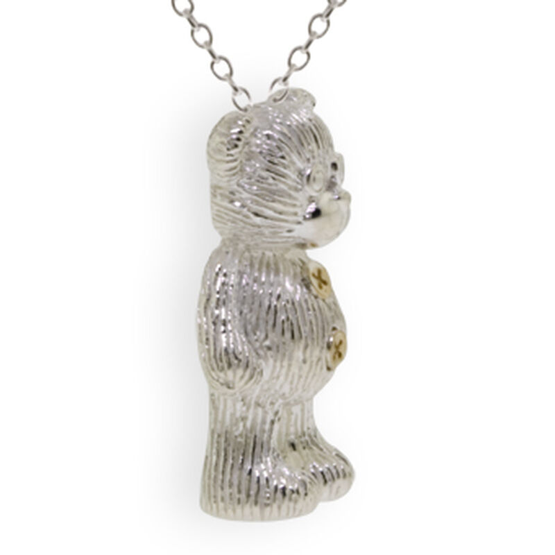 2009 Benny Bear Pendant in Sterling Silver & 14K image number 4