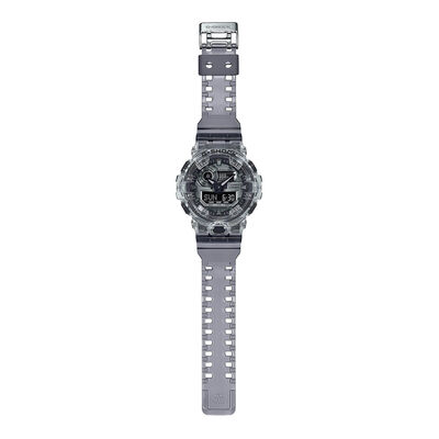 G-Shock Gray Transparent Skeleton Watch, 53.4mm