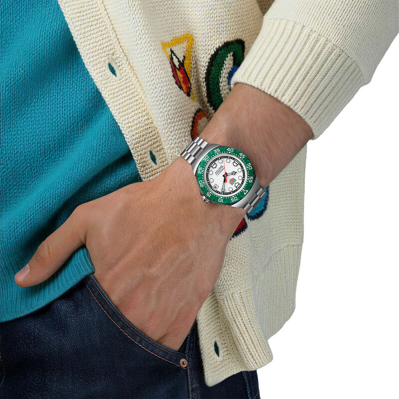 TAG Heuer Formula 1 Solargraph White Dial Watch, 38mm image number 4