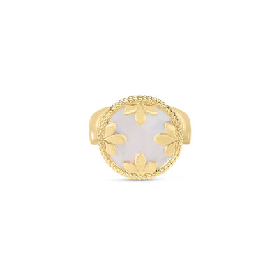 Roberto Coin 18K Yellow Gold Venetian Medallions Medium Reversible Ring
