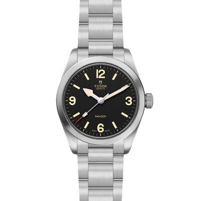 TUDOR Ranger Black Dial Watch, 36mm