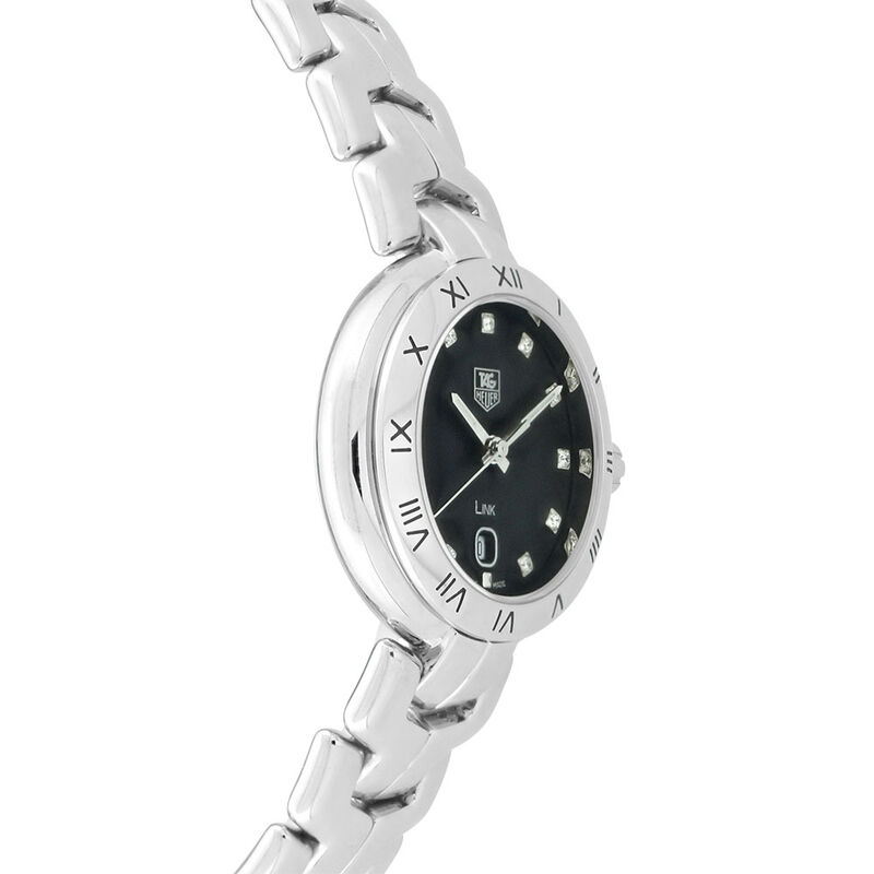 Pre-Owned TAG Heuer Lady Link Diamond Dial Watch, 29mm image number 3